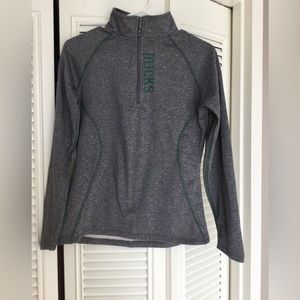 Oregon Ducks 3/4 zip athletic sweater